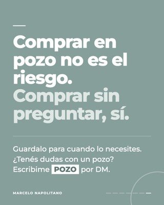 Antes de comprar en pozo, pedí estas 5 cosas · slide 7
